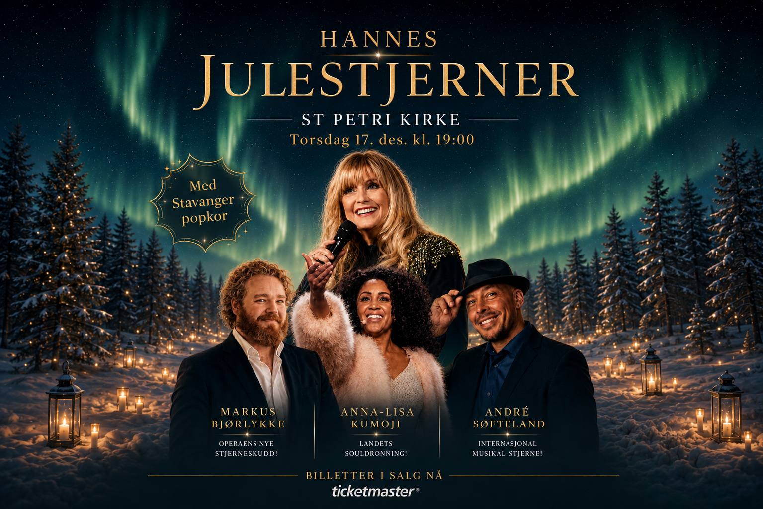 Hannes Julestjerner med Stavanger Popkor